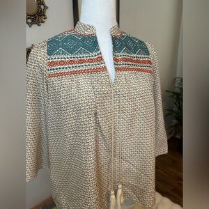 Anthropologie THML Horse Print Top 🐎